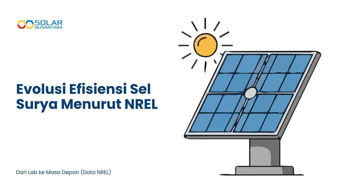 Evolusi Efisiensi Sel Surya Menurut NREL