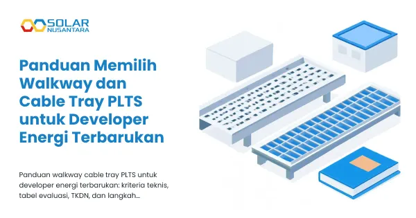 Panduan Memilih Walkway dan Cable Tray PLTS untuk Developer Energi Terbarukan